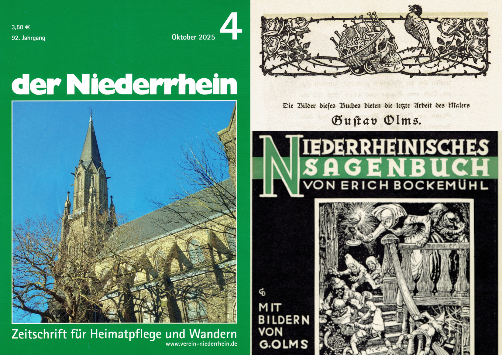 Text Gustav Olms Niederrheinisches Sagenbuch